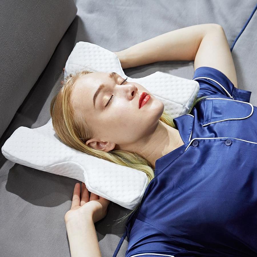 Ergonomisches Nackenstützkissen aus Polyesterfaser: Komfort & Unterstützung für Schlaf oder Ruhe