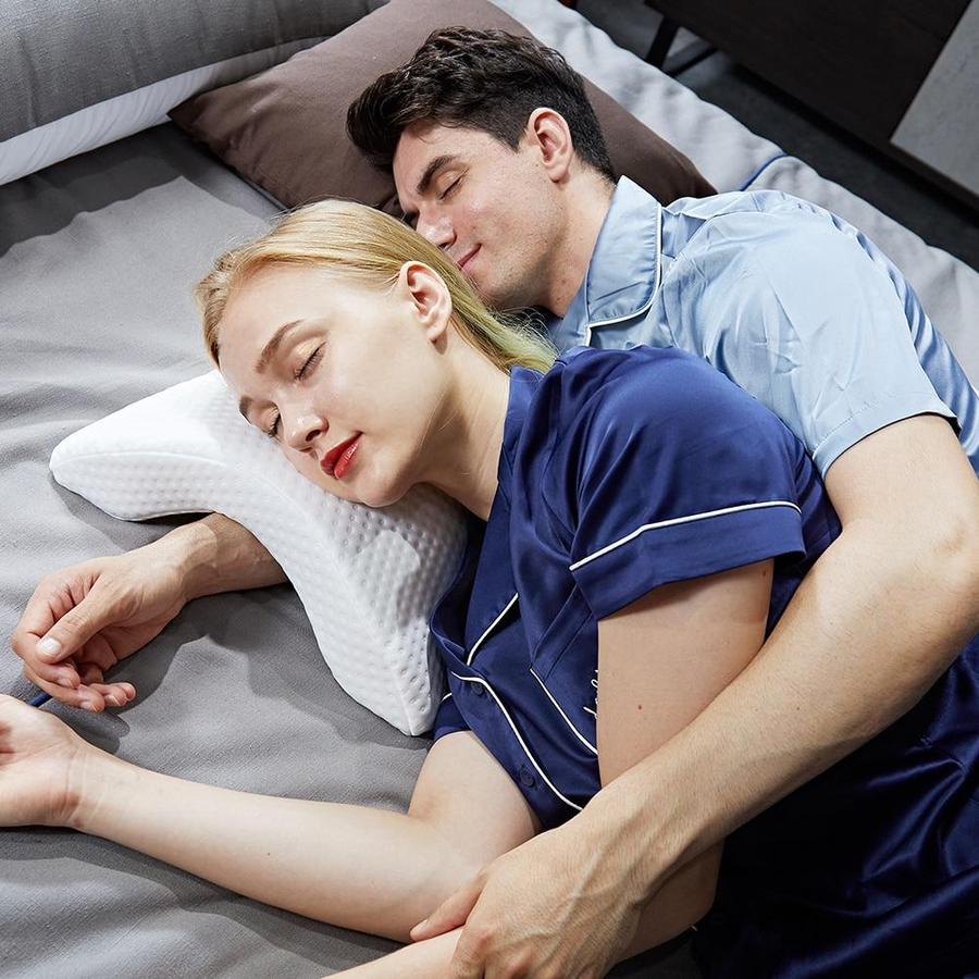 Ergonomisches Nackenstützkissen aus Polyesterfaser: Komfort & Unterstützung für Schlaf oder Ruhe