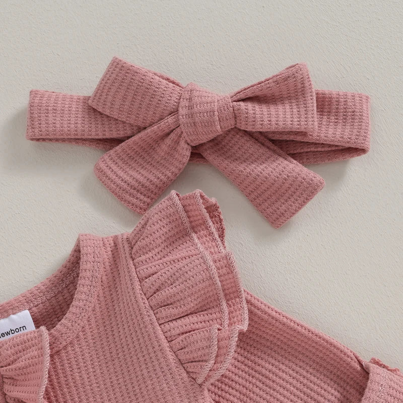 Sofie Rüschen Babysprungkombi – Weicher Jumpsuit inklusive Verspielten Details