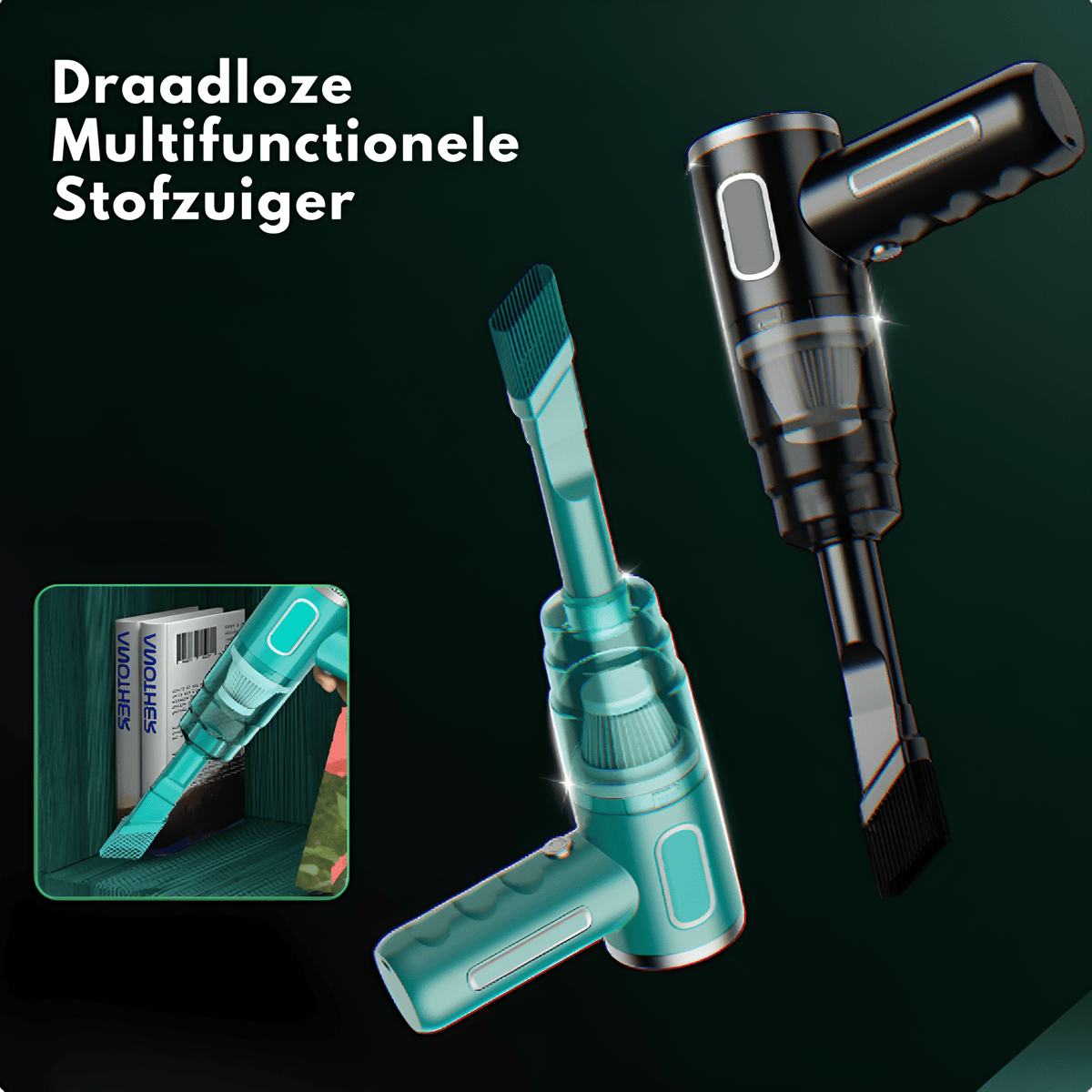 PowerCleaner: Kabelloser Auto-Staubsauger