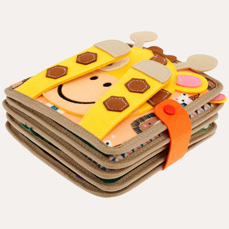 QuietBook Montessori Aktivitätenbuch – Lernen, Spielen sowie Entdecken
