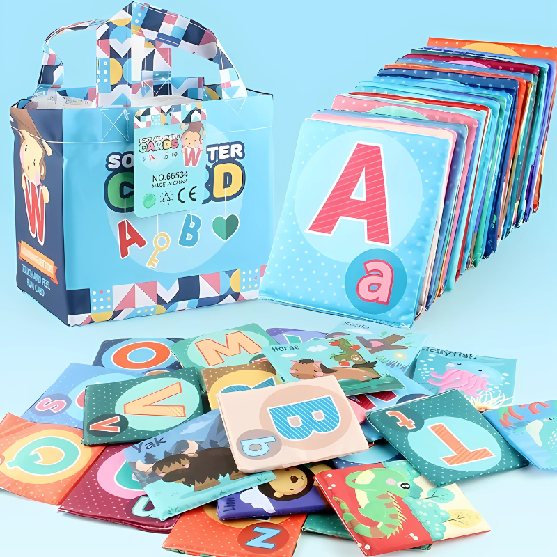 EduSoft Alphabetkarten – Weich, Lehrreich sowie Spielerisch