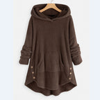 Ultraweicher und warmer Plüsch-Kapuzenpullover