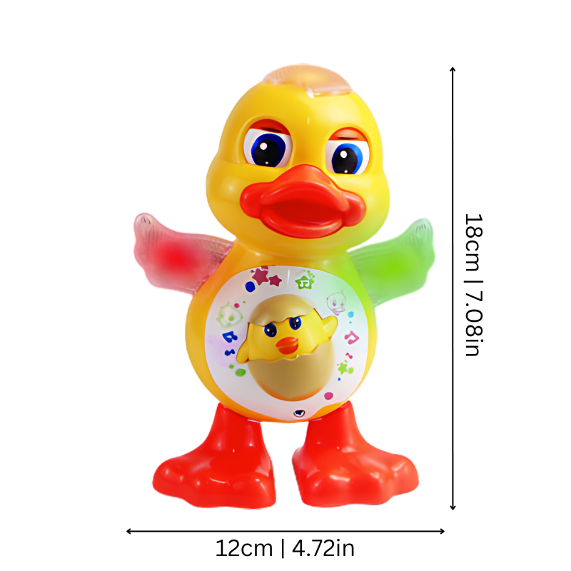 Tanzende Disco-Ente – Musik- sowie Farbenfreude für Kinder