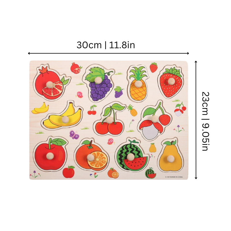 Holzpuzzles für Kinder – Lernspiel inklusive verschiedenen Themen