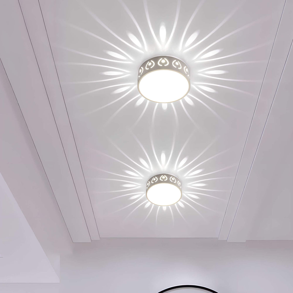 Moderne LED Deckenleuchte - Für Eingang, Flur sowie Balkon