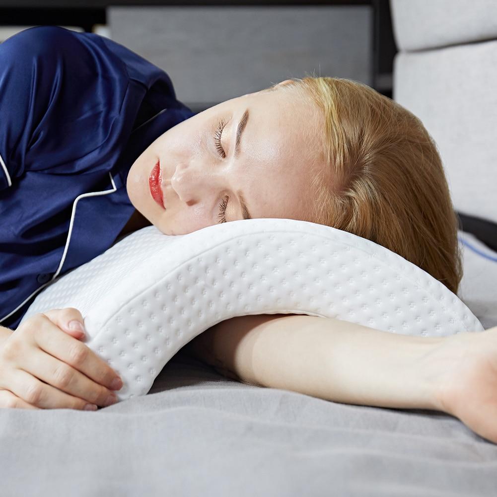 Ergonomisches Nackenstützkissen aus Polyesterfaser: Komfort & Unterstützung für Schlaf oder Ruhe