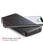 Drahtloses Schnelllade-Powerbank: 10.000mAh Dual-Ausgang