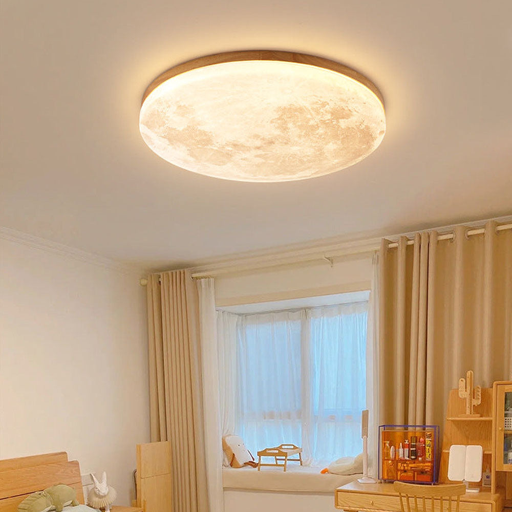 LunarGlow Deckenlampe: Beruhigendes Mondlicht für jedes Interieur