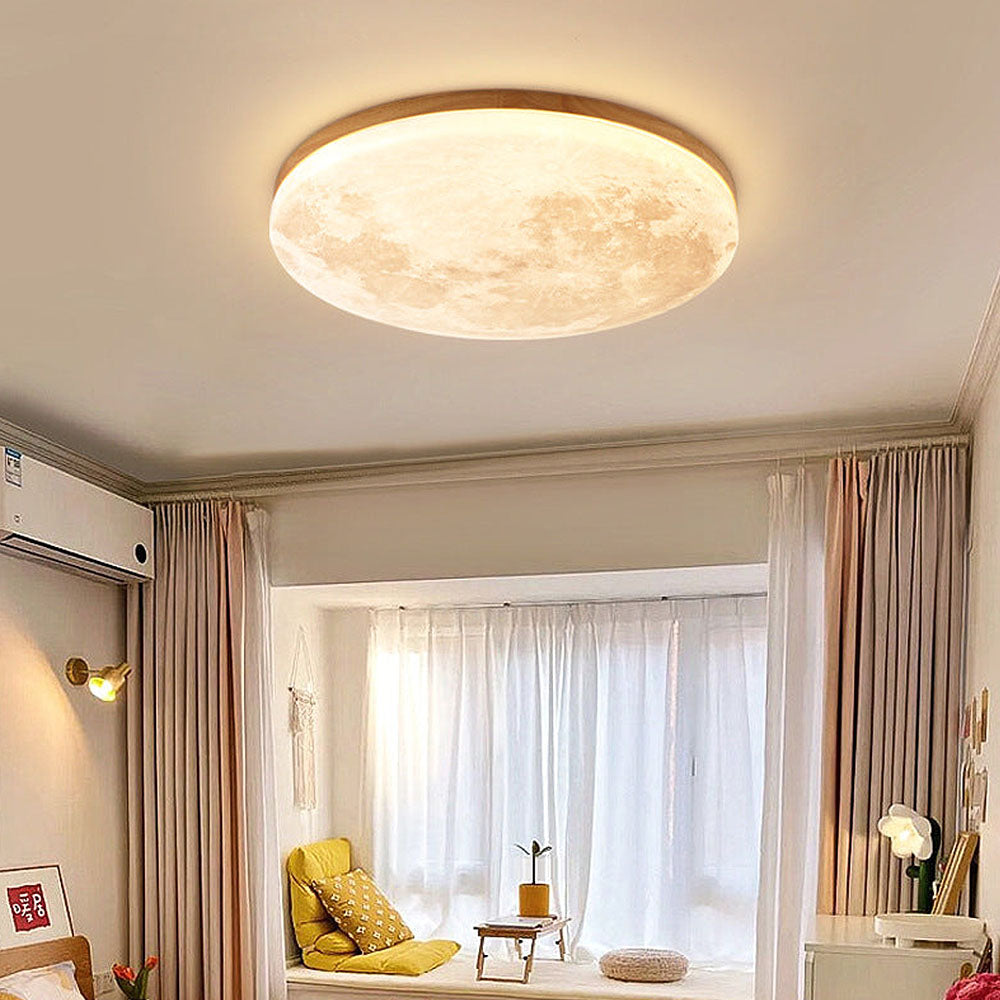LunarGlow Deckenlampe: Beruhigendes Mondlicht für jedes Interieur