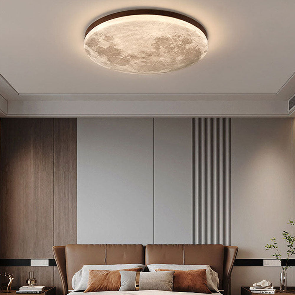 LunarGlow Deckenlampe: Beruhigendes Mondlicht für jedes Interieur