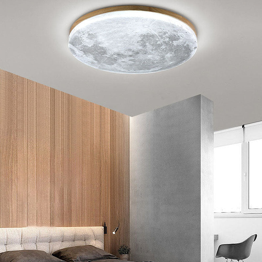 LunarGlow Deckenlampe: Beruhigendes Mondlicht für jedes Interieur