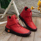 Schuhe aus Samt gefüttert