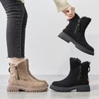 Stiefeletten gefüttert mit Reißverschluss