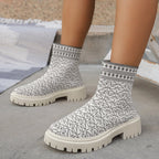 Stiefel für Damen – Beige