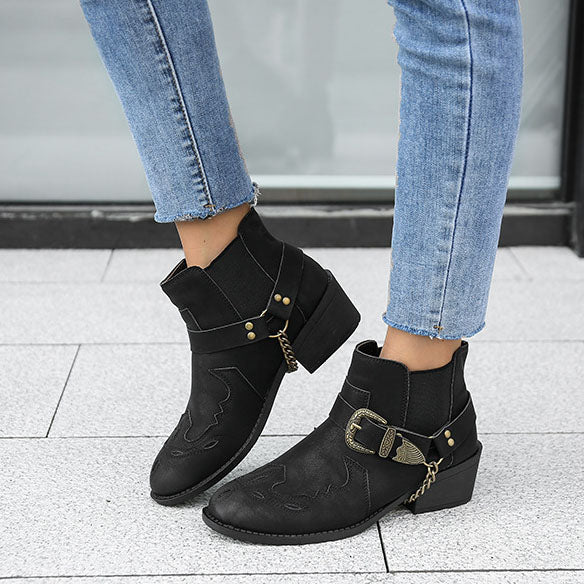 Stiefeletten für Damen – Dunkelbraun