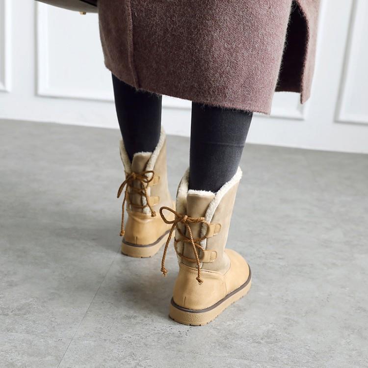 Stiefeletten gefüttert – Khaki