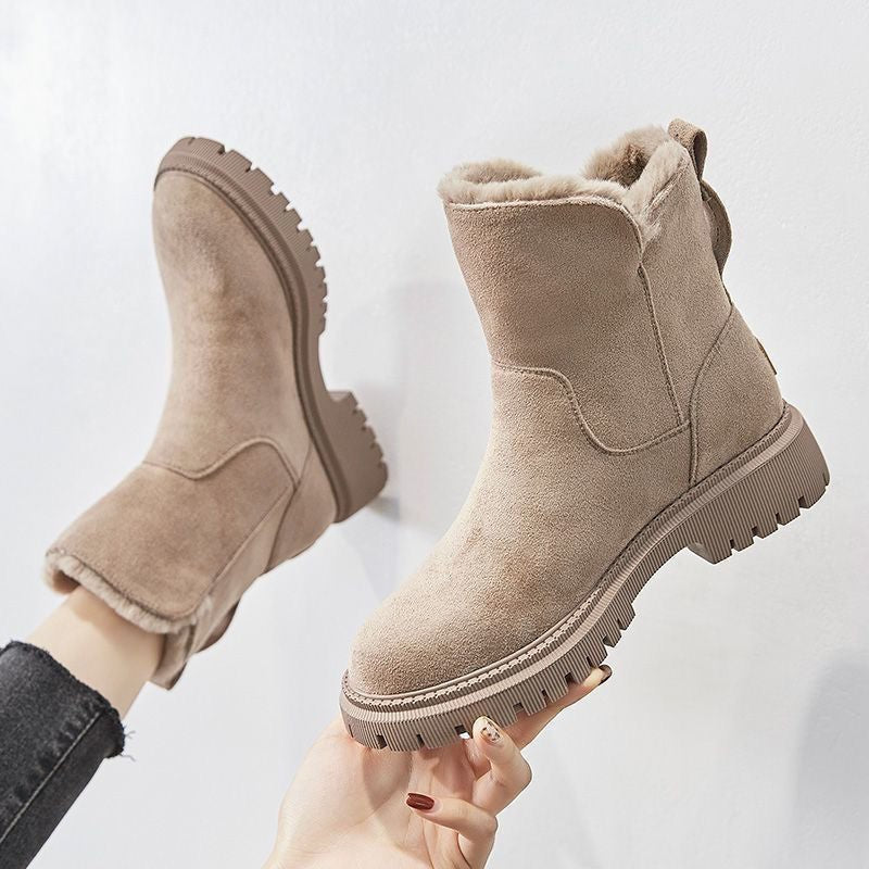 Stiefeletten gefüttert mit Reißverschluss