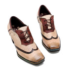 Stiefel im Vintage-Look mit Blockabsatz