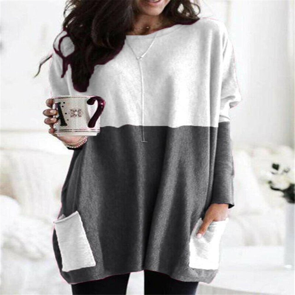 Lässiger, leichter Pullover mit langen Ärmeln