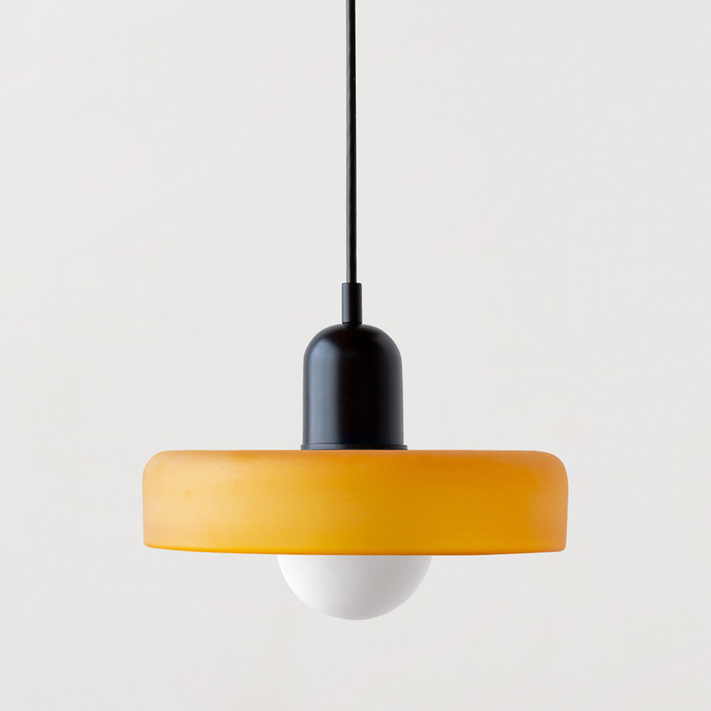 ColorLoop Pendelleuchte – Kunstzinnige Bauhaus-Hängeleuchte inklusive Warmlicht