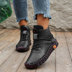 Schuhe aus Samt gefüttert