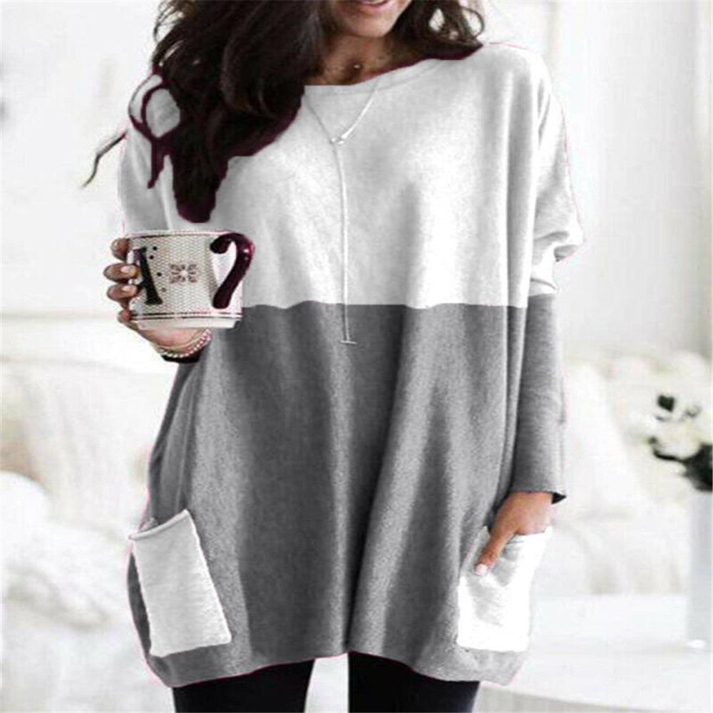 Lässiger, leichter Pullover mit langen Ärmeln