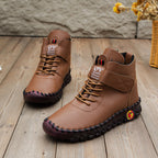 Schuhe aus Samt gefüttert