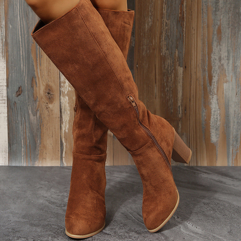 Stiefel mit hohem Absatz