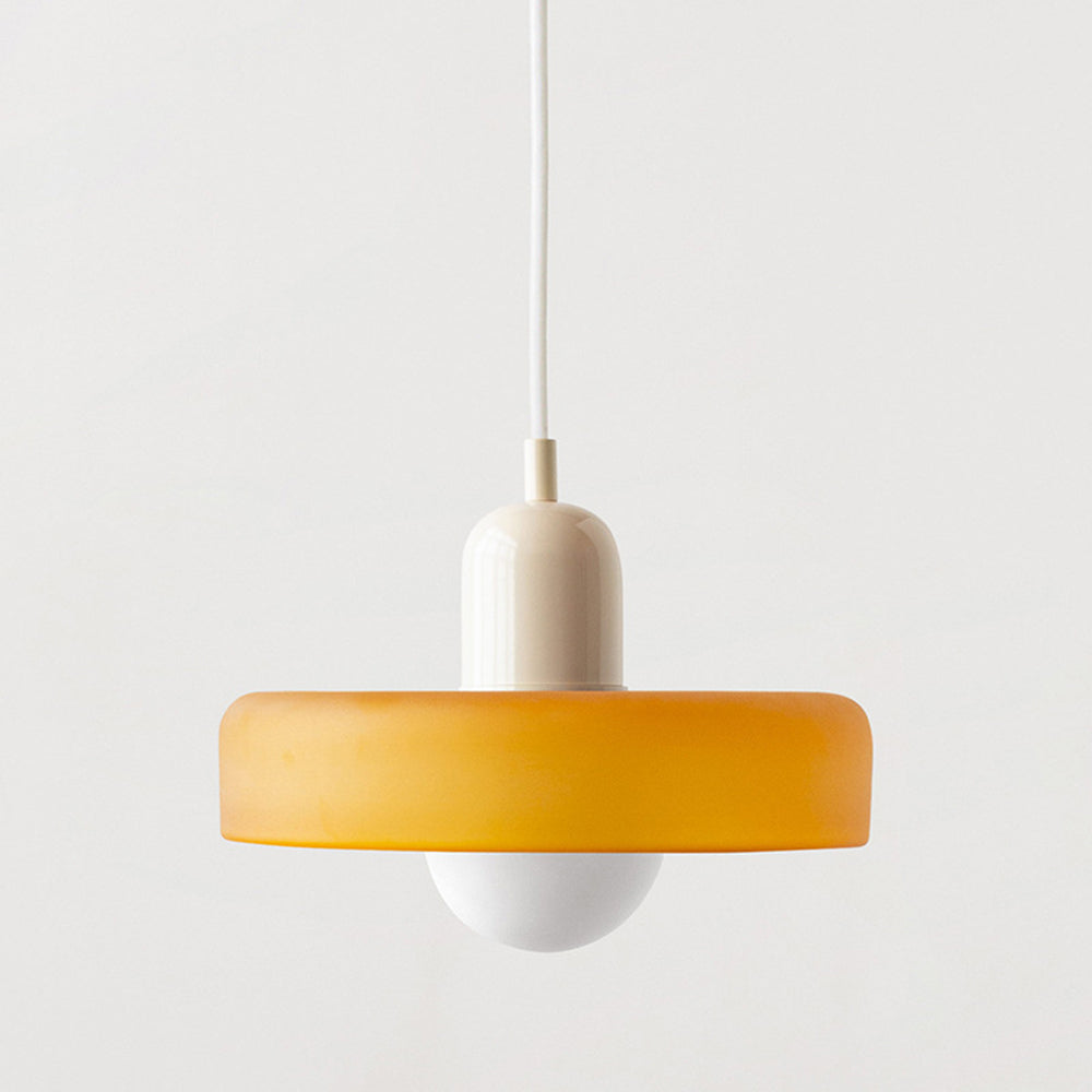 ColorLoop Pendelleuchte – Kunstzinnige Bauhaus-Hängeleuchte inklusive Warmlicht