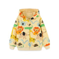 Safari Abenteuer Hoodie für Kinder: Tierdruck Pullover