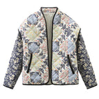 Steppjacke mit lockerer Passform und Print im Steppdesign