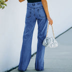 Mid-Rise Wide-Leg-Jeans