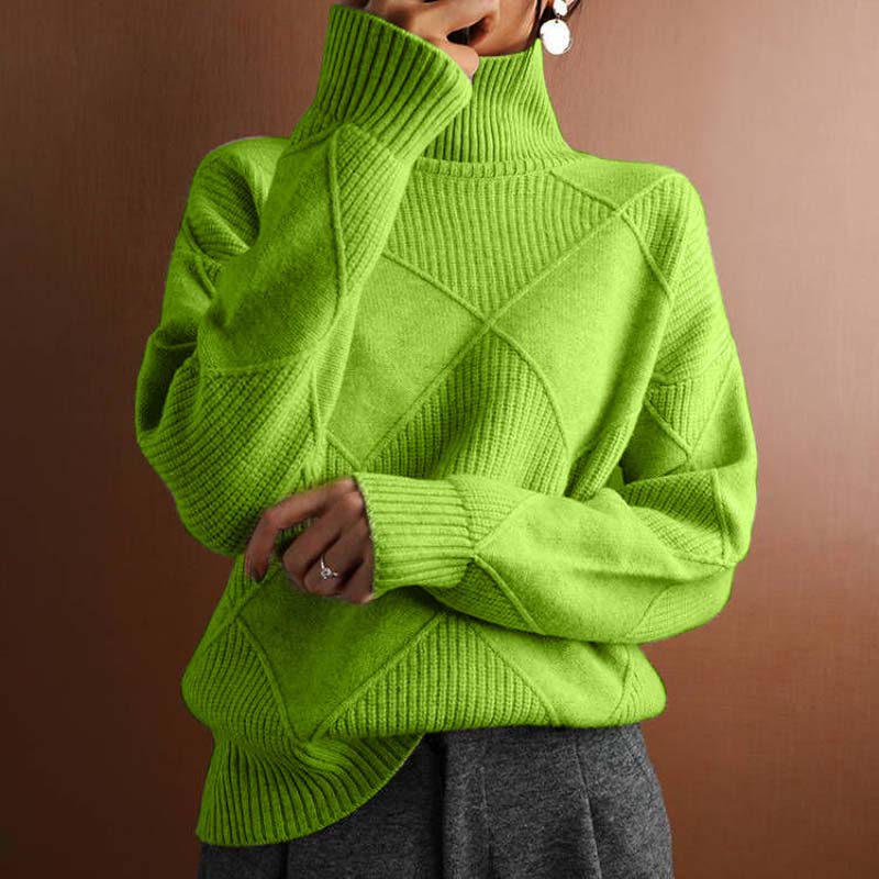 Schicker Pullover mit Stehkragen