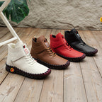 Schuhe aus Samt gefüttert