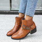 Stiefeletten für Damen – Dunkelbraun