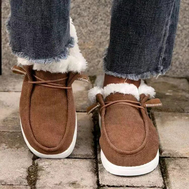 Loafer gefüttert mit flachem Absatz