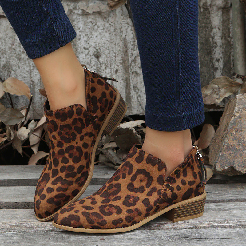 Stiefel für Damen – Leopard