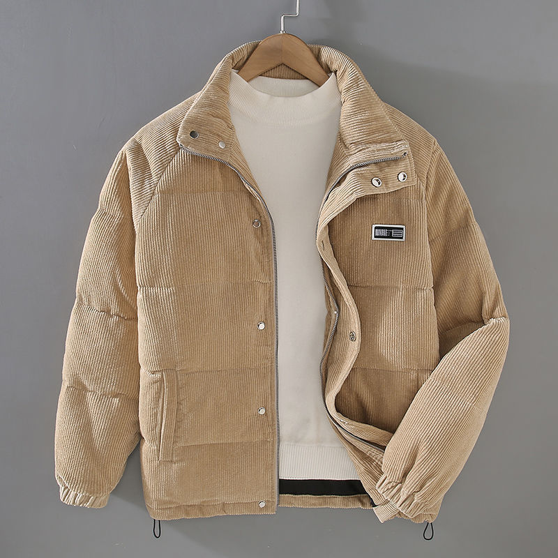 Luxuriöse Gepolsterte Cordjacke – Für einen trendigen sowie warmen Winterlook