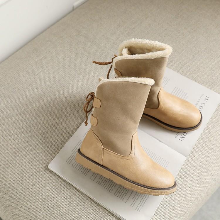 Stiefeletten gefüttert – Khaki