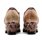 Stiefel im Vintage-Look mit Blockabsatz