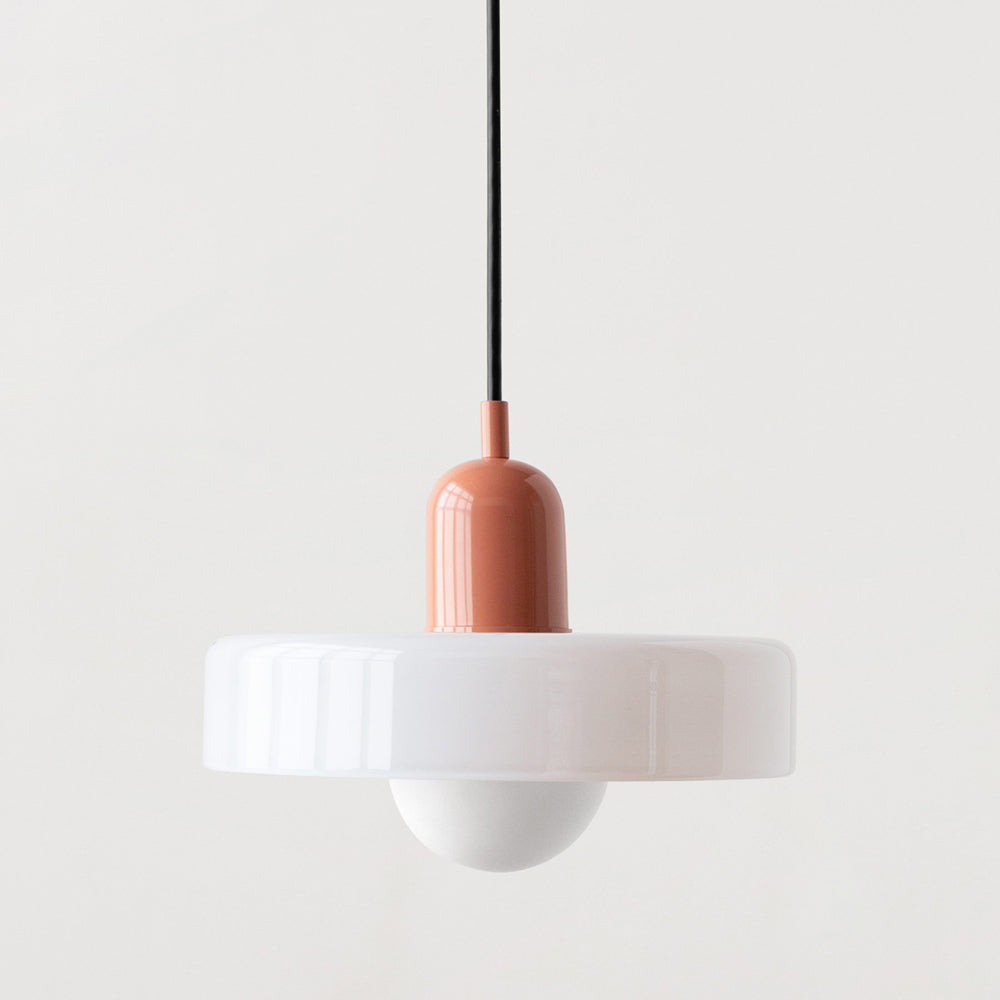 ColorLoop Pendelleuchte – Kunstzinnige Bauhaus-Hängeleuchte inklusive Warmlicht