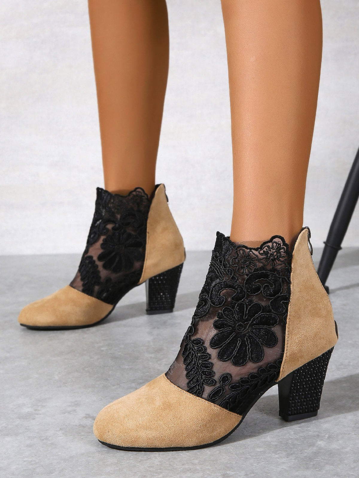 Stiefel mit Blockabsatz