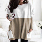 Lässiger, leichter Pullover mit langen Ärmeln