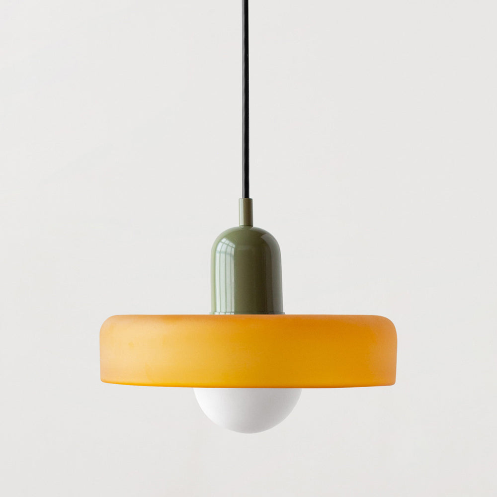 ColorLoop Pendelleuchte – Kunstzinnige Bauhaus-Hängeleuchte inklusive Warmlicht