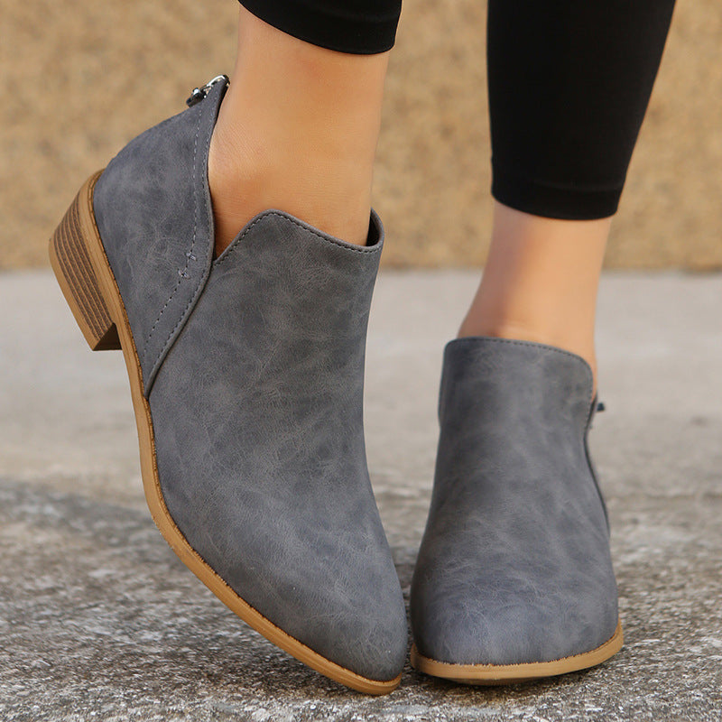 Stiefeletten für Damen – Grau