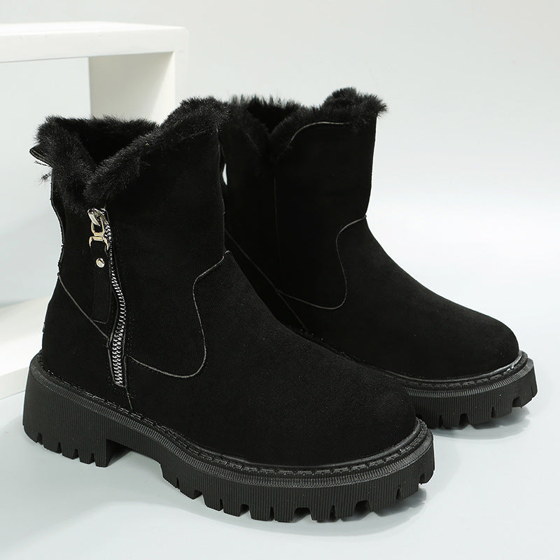 Stiefeletten gefüttert – Grau