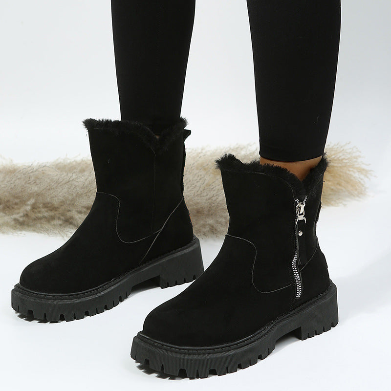 Stiefeletten gefüttert – Grau