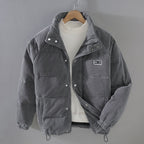 Luxuriöse Gepolsterte Cordjacke – Für einen trendigen sowie warmen Winterlook
