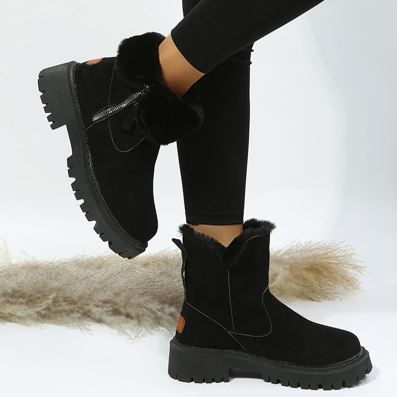 Stiefeletten gefüttert – Grau